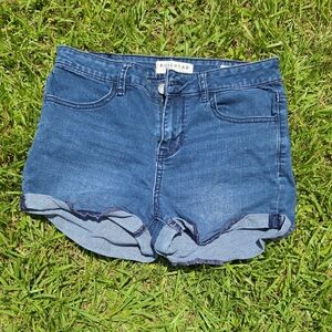 Pacsun Bullhead Denim Cuffed Short Shorts Size 28